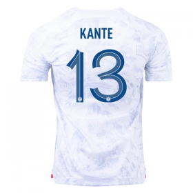 Maillot de Foot France Kante 13 Extérieur Coupe du monde 2022
